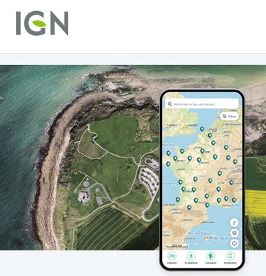 "Cartes IGN" : une nouvelle application mobile de service public