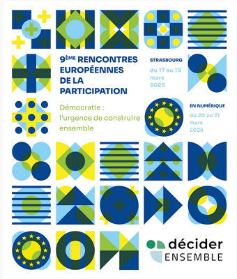 Atelier de la CNCE aux 9èmes Rencontres Européennes de la participation à Strasbourg