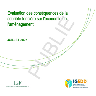 Rapport de l'IGEDD et l'IGF sur le ZAN (sobriété foncière)